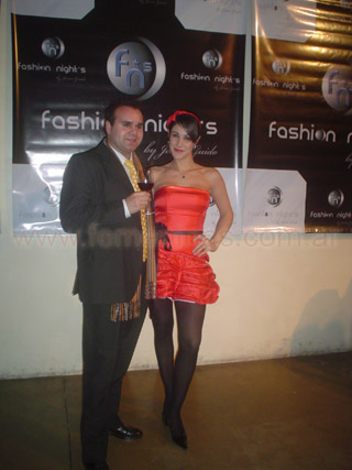 Jesica Guido junto a Dani Fortunato de Grupo Bs As Vip